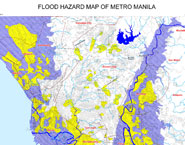 Philippines: Flood hazard map of Metro Manila - Maps ...