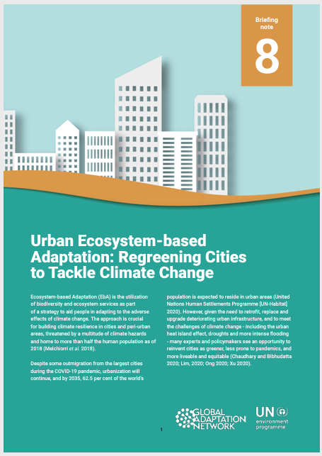 Urban ecosystem-based adaptation: Regreening cities to tackle climate ...