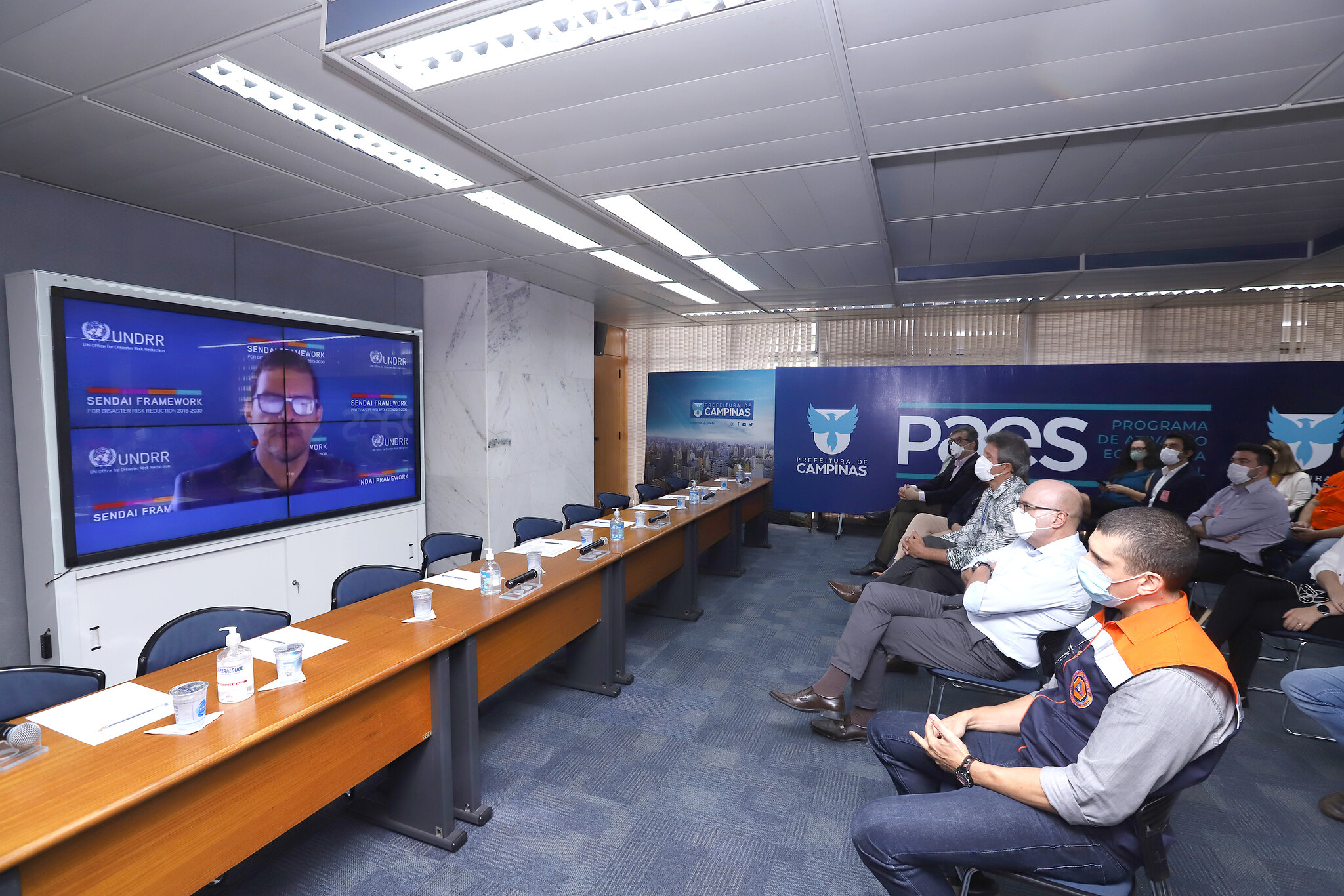 Mr. Raul Salazar in video at the ceremony