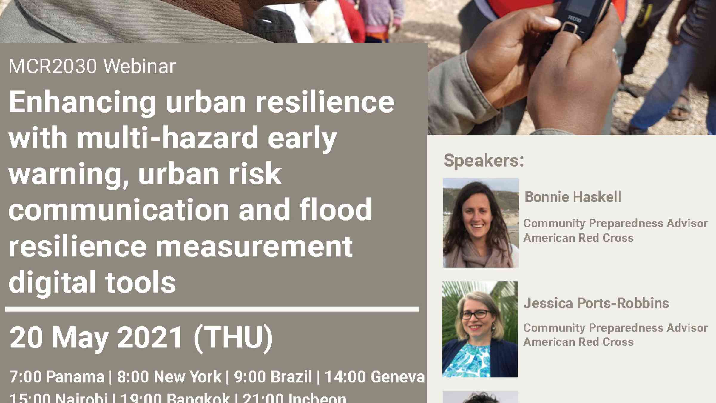 Mcr2030 Undrr Ifrc Enhancing Urban Resilience With Multi Hazard Early Warning Urban Risk Communication And Flood Resilience Measurement Digital Tools Preventionweb