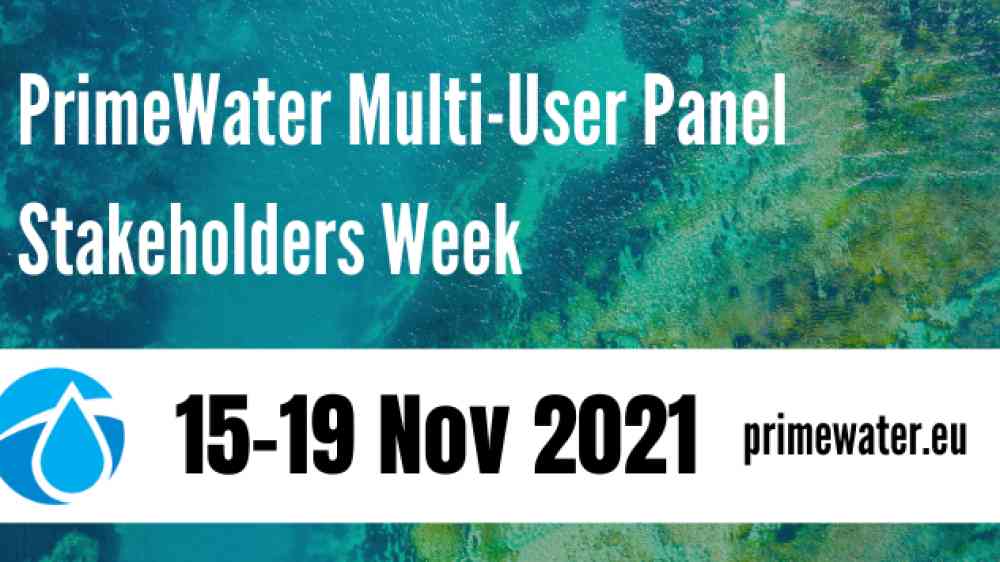 Banner of the second PrimeWater Multi-User Panel Stakeholders Week