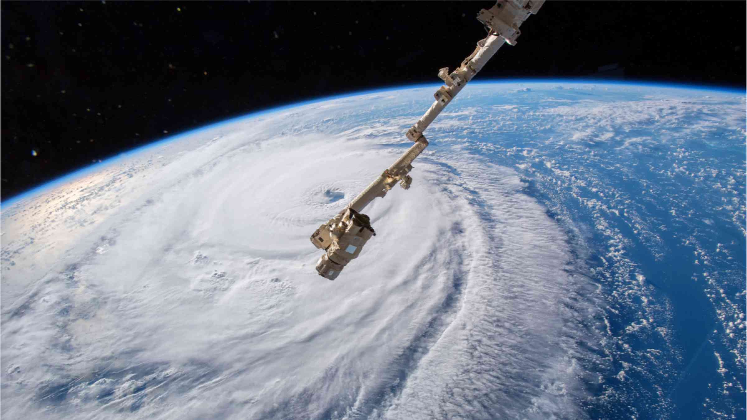 Hurricane Florence as photographed from space