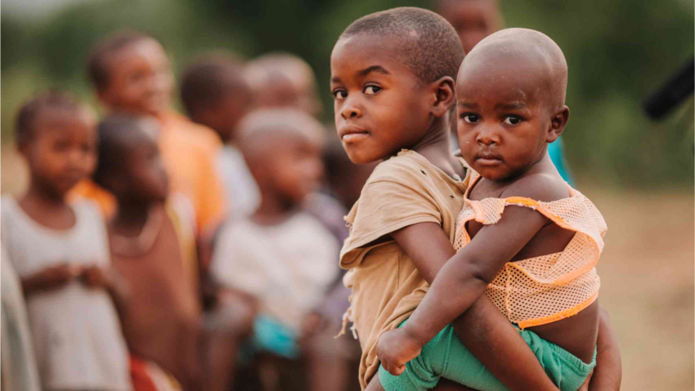 Portrait of children in Kenya, Africa.