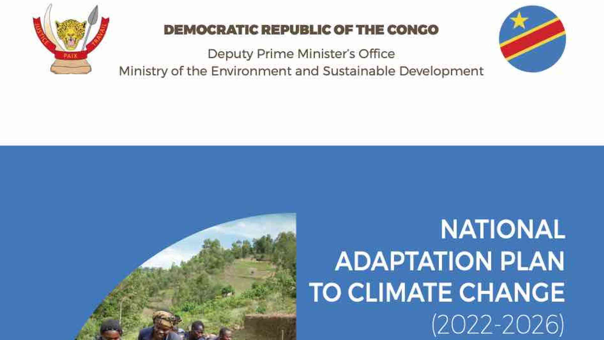 DRC National Adaptation Plan To Climate Change 2022 2026 PreventionWeb   Cover NAP DRC 