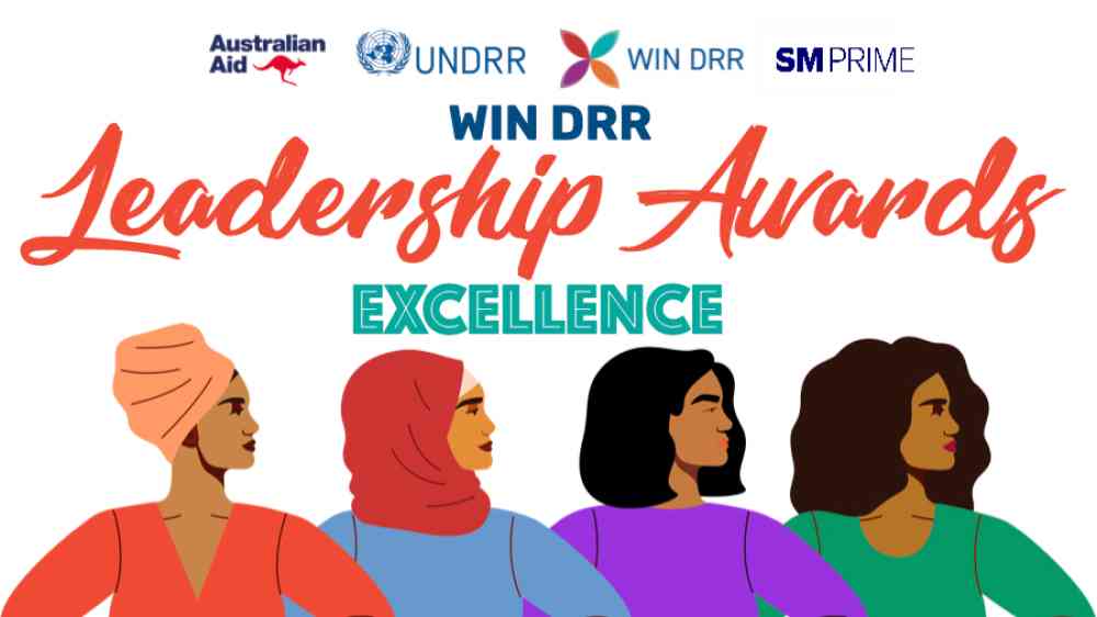 WIN DRR Leadership Awards 2023 card