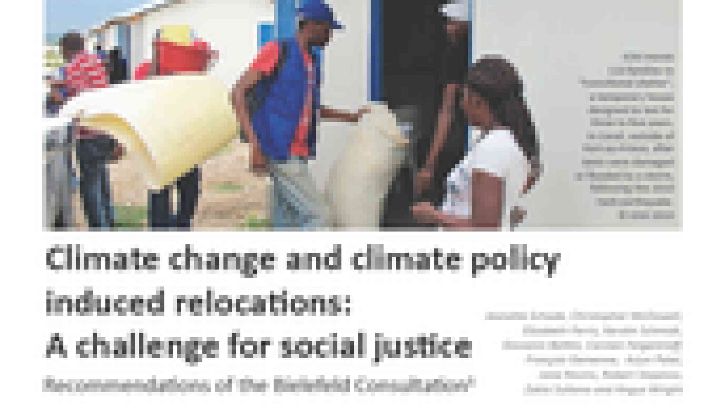 Migration, Environment and Climate Change: Policy Brief Series