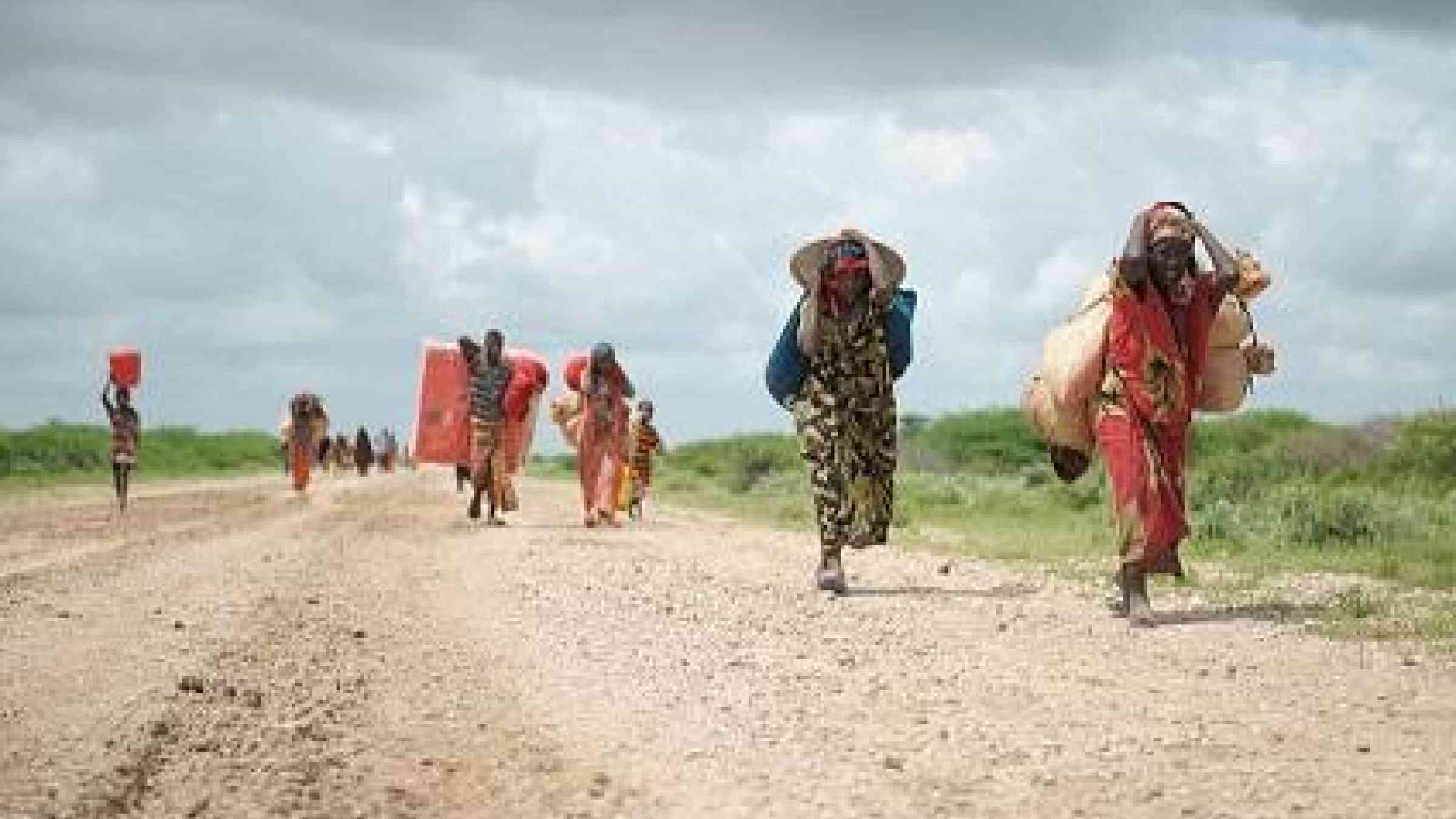 Heavy rains in Somalia, coupled with disputes between clans, resulted in over four thousand IDPs seeking shelter in 2012. AU UN IST Photo / Tobin Jones