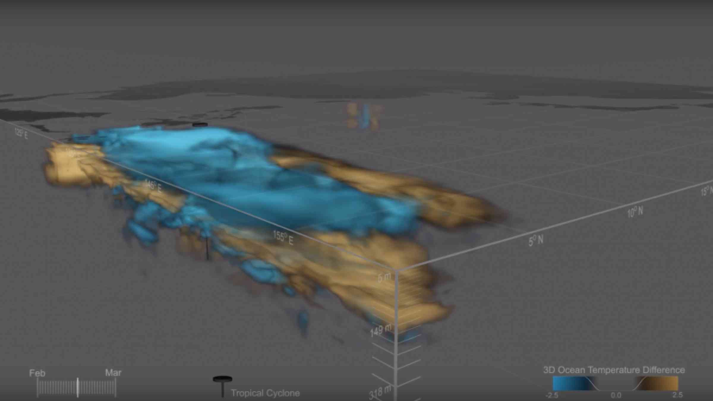 By building a model-within-a-model, Illinois' Ryan Sriver is able to simulate hurricanes in a changing climate. Image source: NCSA