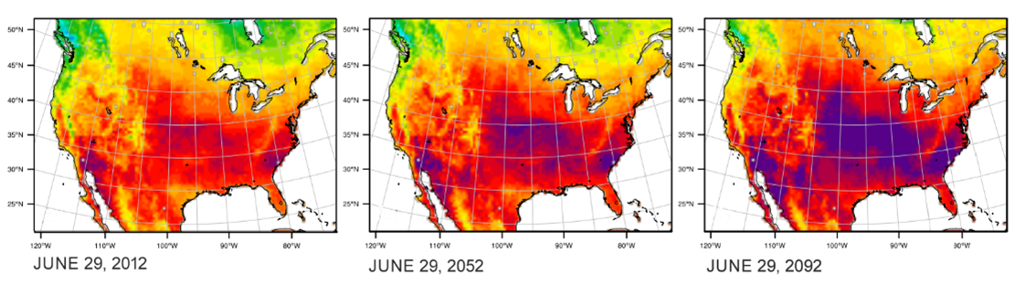 Simulation of a future North America