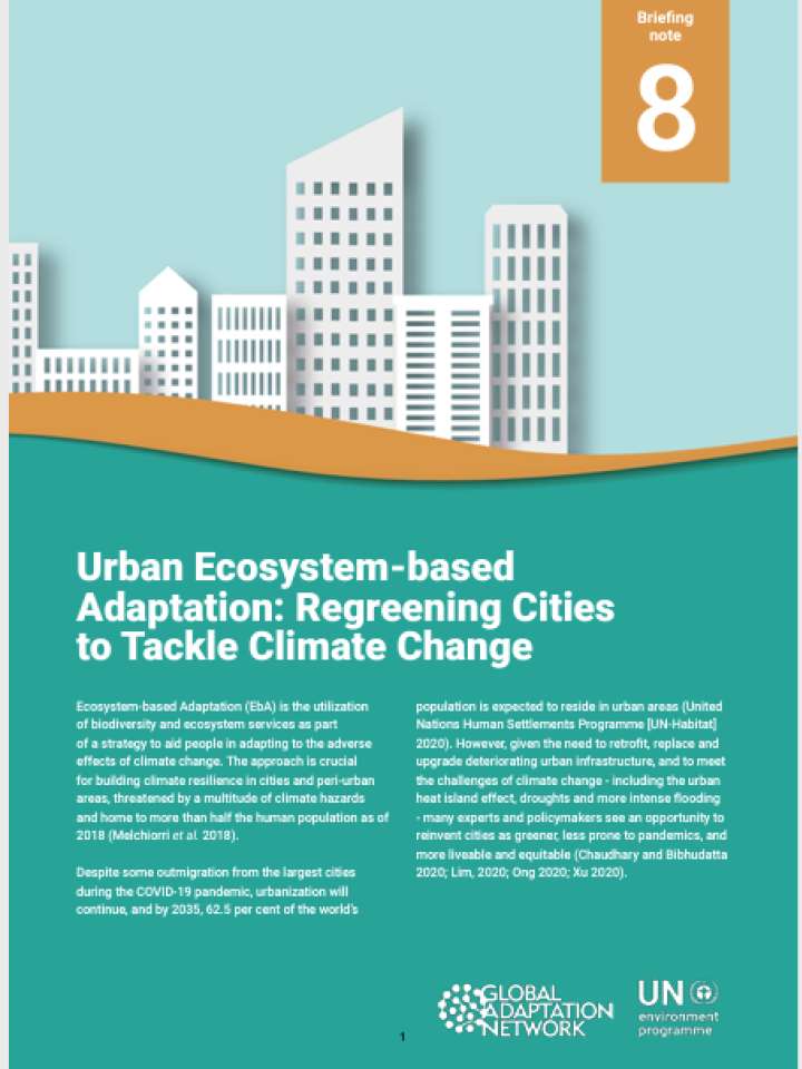 Ecosystem-based Adaptation (EbA) for Reducing Community