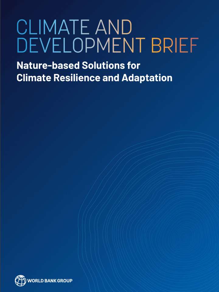 Cover_Climate and development brief: Nature-based solutions for climate resilience and adaptation