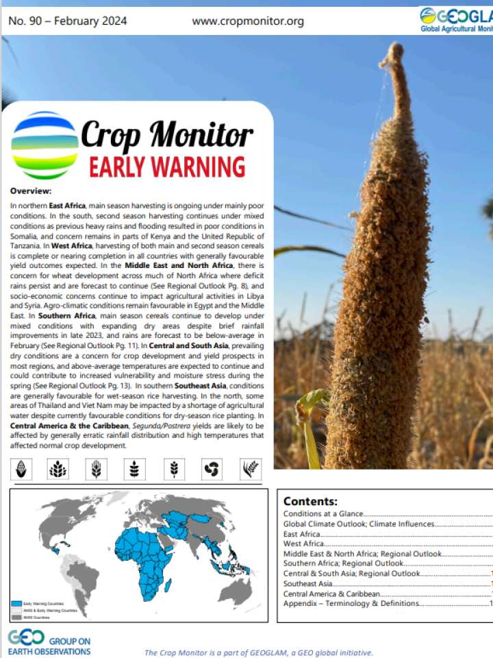 GEOGLAM Crop Monitor For Early Warning Report February 2024   Cover Geoglam 2  