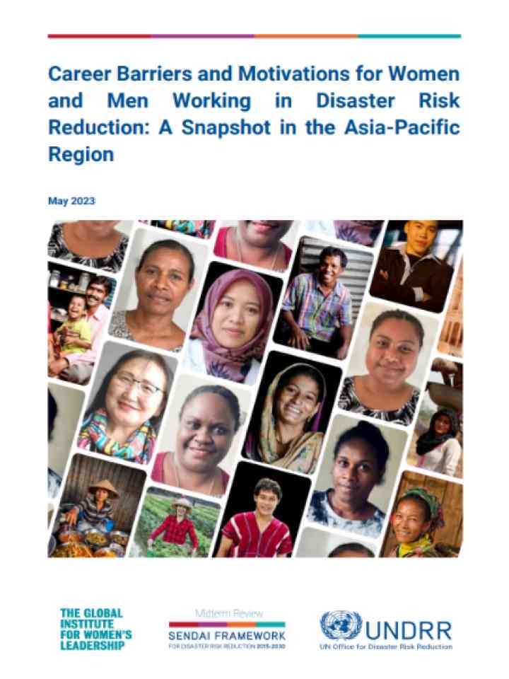 Cover and source: United Nations Office for Disaster Risk Reduction
