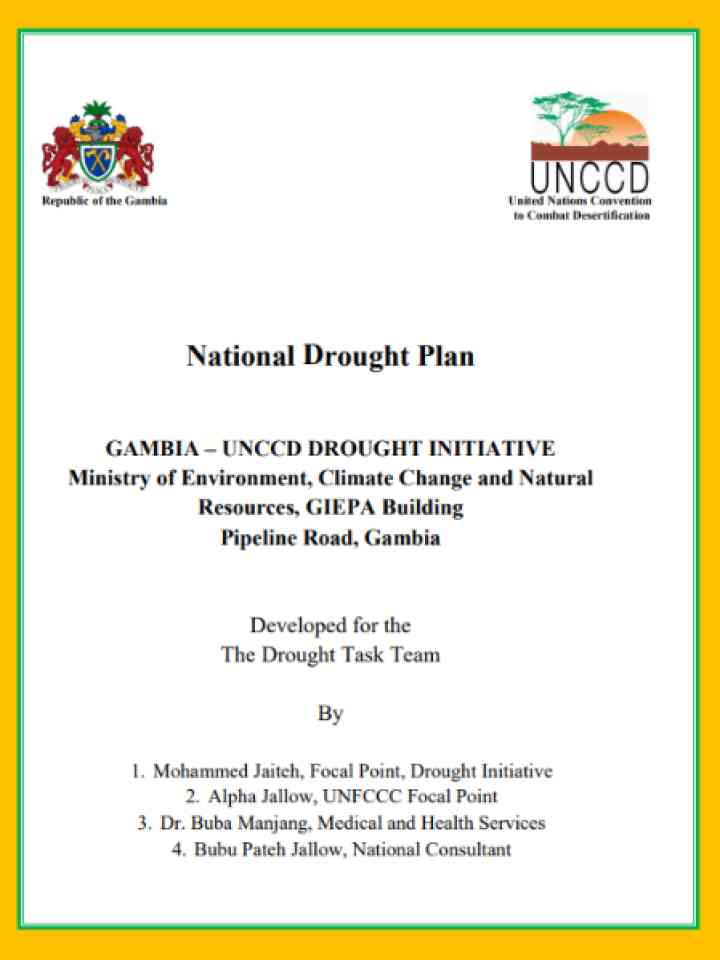 Cover and source: Government of Gambia, Republic of The