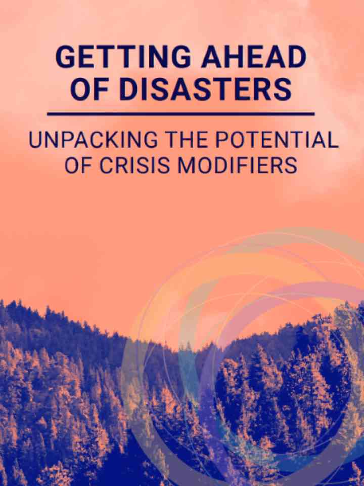 Cover and source: Risk-informed Early Action Partnership