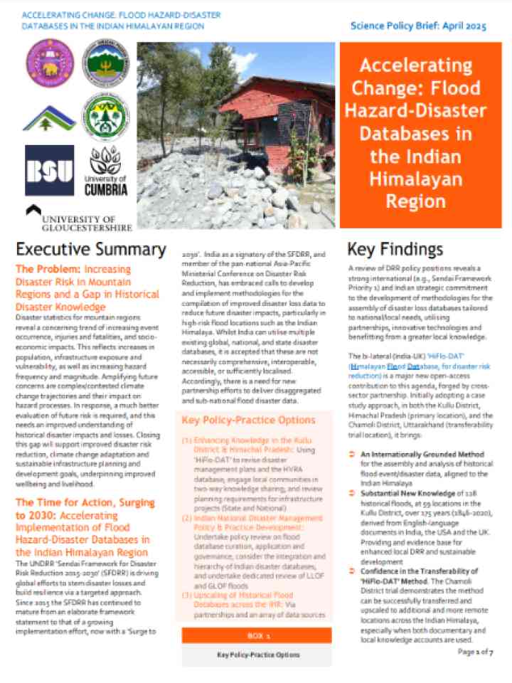 Cover and source: University of Gloucestershire