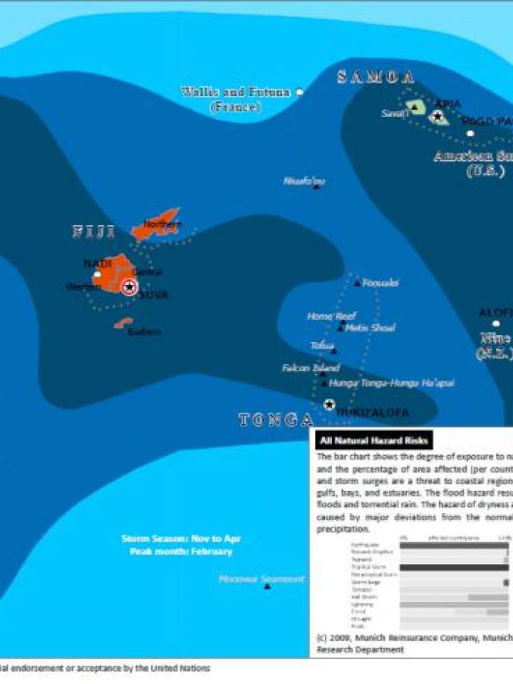 fiji volcano map