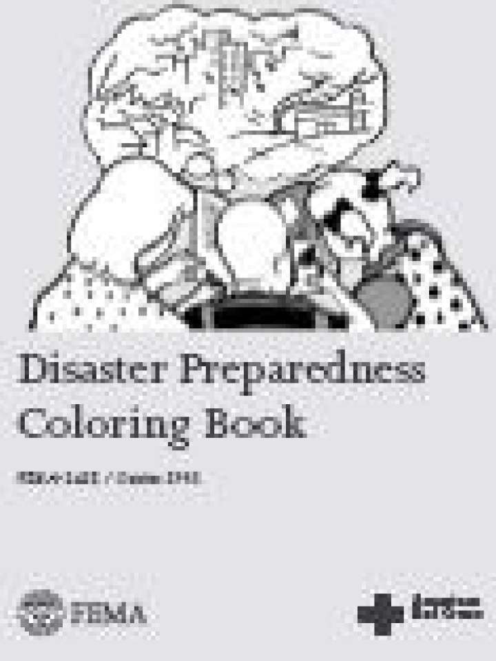 Disaster preparedness coloring book PreventionWeb