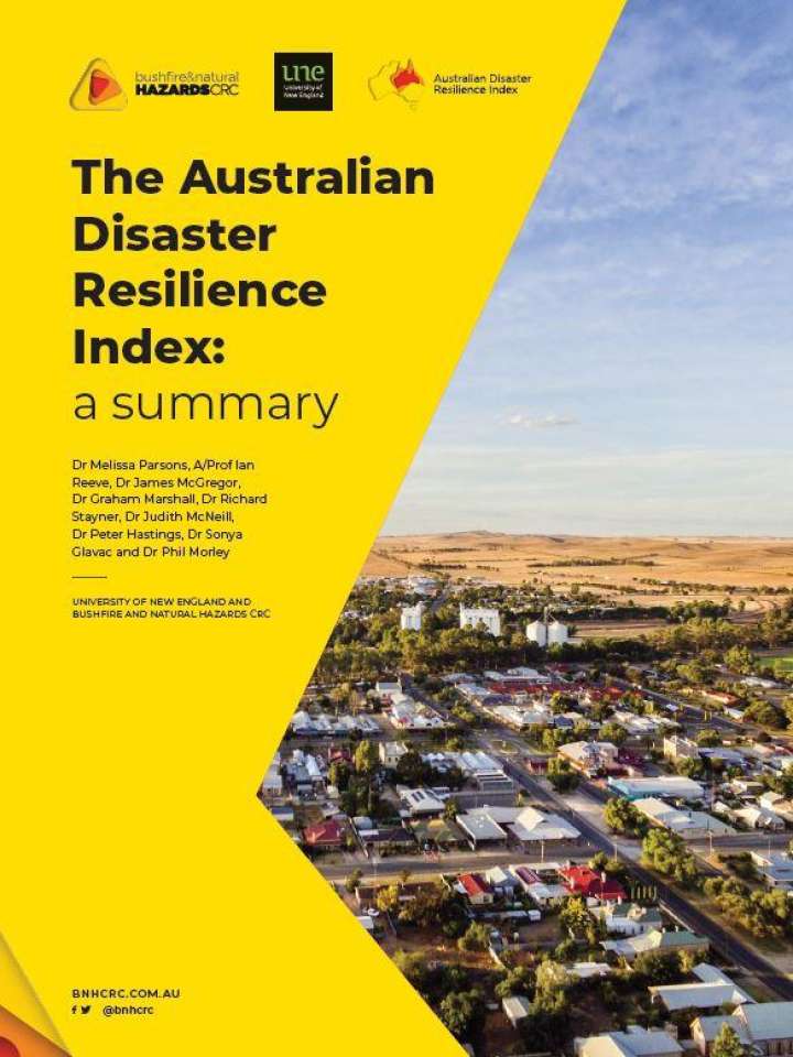 The Australian Disaster Resilience Index: A Summary | PreventionWeb